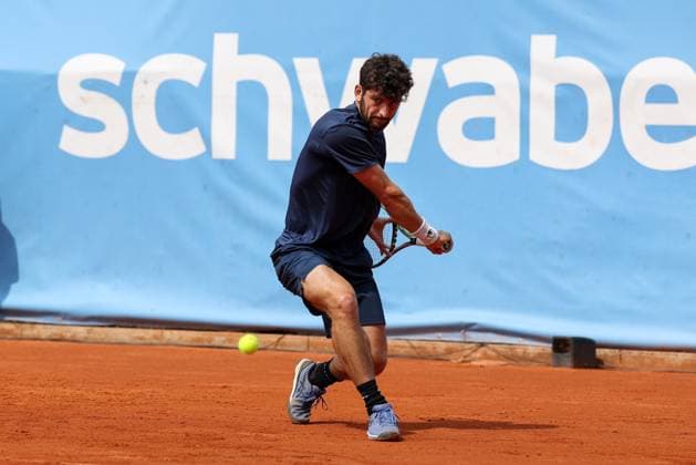Buvaysar Gadamauri (BEL), ATP, Tennis Herren Challenger Schwaben Open, Herren, Achtelfinale, Tennis, 20.08.2025 Augsburg Bayern Deutschland