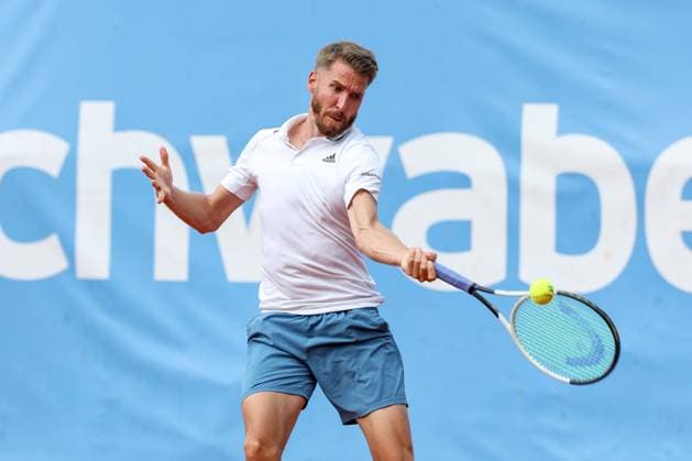 Cedrik-Marcel Stebe (GER), ATP, Tennis Herren Challenger Schwaben Open, Herren, Achtelfinale, Tennis, 20.08.2025 Augsburg Bayern Deutschland