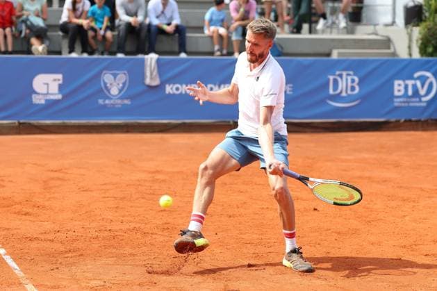 Cedrik-Marcel Stebe (GER), ATP, Tennis Herren Challenger Schwaben Open, Herren, Achtelfinale, Tennis, 20.08.2025 Augsburg Bayern Deutschland