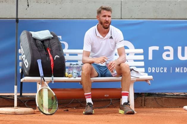 Cedrik-Marcel Stebe (GER), ATP, Tennis Herren Challenger Schwaben Open, Herren, Achtelfinale, Tennis, 20.08.2025 Augsburg Bayern Deutschland