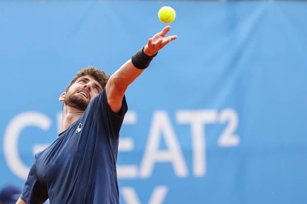 Buvaysar Gadamauri (BEL), ATP, Tennis Herren Challenger Schwaben Open, Herren, Achtelfinale, Tennis, 20.08.2025 Augsburg Bayern Deutschland