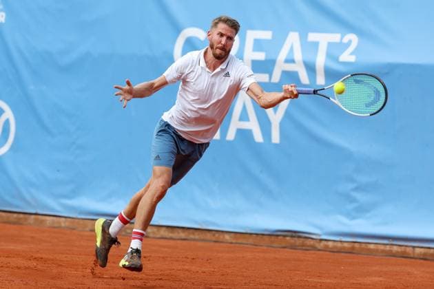 Cedrik-Marcel Stebe (GER), ATP, Tennis Herren Challenger Schwaben Open, Herren, Achtelfinale, Tennis, 20.08.2025 Augsburg Bayern Deutschland