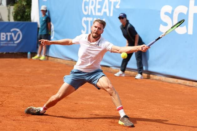 Cedrik-Marcel Stebe (GER), ATP, Tennis Herren Challenger Schwaben Open, Herren, Achtelfinale, Tennis, 20.08.2025 Augsburg Bayern Deutschland
