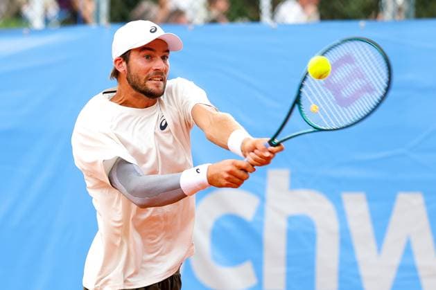 Henri Squire (GER), ATP, Tennis Herren Challenger Schwaben Open, Herren, Achtelfinale, Tennis, 20.08.2025 Augsburg Bayern Deutschland