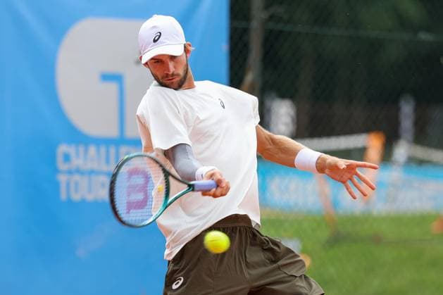 Henri Squire (GER), ATP, Tennis Herren Challenger Schwaben Open, Herren, Achtelfinale, Tennis, 20.08.2025 Augsburg Bayern Deutschland
