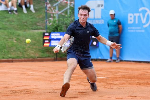 Inaki Montes-De La Torre (ESP), ATP, Tennis Herren Challenger Schwaben Open, Herren, Achtelfinale, Tennis, 20.08.2025 Augsburg Bayern Deutschland