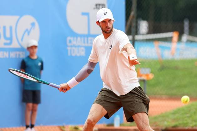 Henri Squire (GER), ATP, Tennis Herren Challenger Schwaben Open, Herren, Achtelfinale, Tennis, 20.08.2025 Augsburg Bayern Deutschland