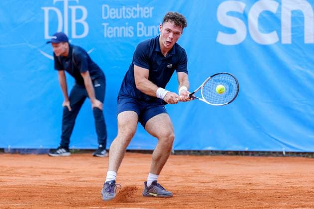 Inaki Montes-De La Torre (ESP), ATP, Tennis Herren Challenger Schwaben Open, Herren, Achtelfinale, Tennis, 20.08.2025 Augsburg Bayern Deutschland