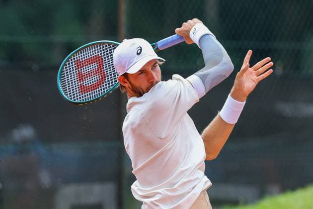 Henri Squire (GER), ATP, Tennis Herren Challenger Schwaben Open, Herren, Achtelfinale, Tennis, 20.08.2025 Augsburg Bayern Deutschland