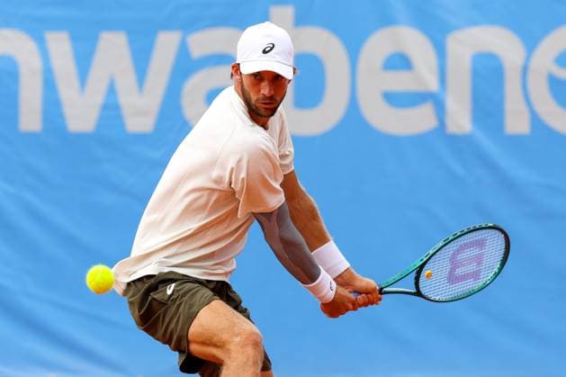Henri Squire (GER), ATP, Tennis Herren Challenger Schwaben Open, Herren, Achtelfinale, Tennis, 20.08.2025 Augsburg Bayern Deutschland