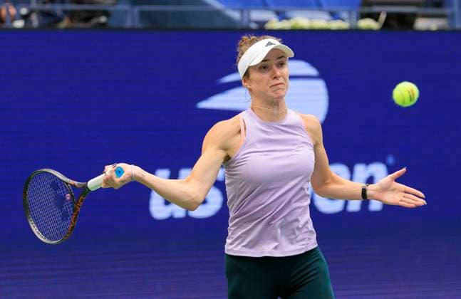 August 20, 2025, Flushing Meadows, New York, USA: Elina Svitolina during her practice with Coco Gauff at the 2025 US Open at USTA Billie Jean King National Tennis Center on Wednesday August 20, 2025 in the Flushing neighborhood of the Queens borough of New York City. JAVIER ROJAS PI Flushing Meadows USA - ZUMAp124 20250820_zaa_p124_004 Copyright: xJavierxRojasx
