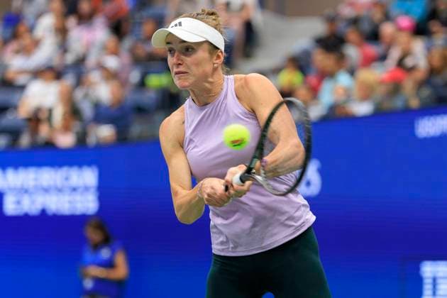 August 20, 2025, Flushing Meadows, New York, USA: Elina Svitolina during her practice with Coco Gauff at the 2025 US Open at USTA Billie Jean King National Tennis Center on Wednesday August 20, 2025 in the Flushing neighborhood of the Queens borough of New York City. JAVIER ROJAS PI Flushing Meadows USA - ZUMAp124 20250820_zaa_p124_023 Copyright: xJavierxRojasx