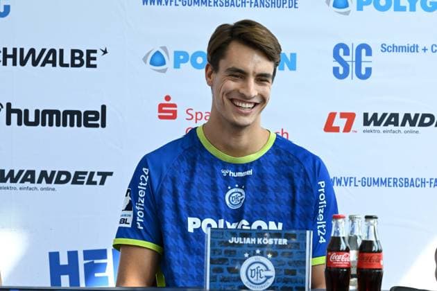 Mannschaftskapitaen Julian Koester (VfL Gummersbach 7) bei der Saison-Pressekonferenz GER, VfL Gummersbach, Teamvorstellung, Handball, 1. Bundesliga, Spielzeit 2025-2026, 20.08.2025 GER, VfL Gummersbach, Teamvorstellung, Handball, 1. Bundesliga, Spielzeit 2025-2026, 20.08.2025 Gummersbach Copyright: xEibner-Pressefoto JuergenxAugstx EP_JAT