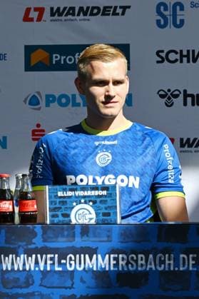 Co-Kapitaen Ellidi Vidarsson (VfL Gummersbach 4) bei der Saison-Pressekonferenz GER, VfL Gummersbach, Teamvorstellung, Handball, 1. Bundesliga, Spielzeit 2025-2026, 20.08.2025 GER, VfL Gummersbach, Teamvorstellung, Handball, 1. Bundesliga, Spielzeit 2025-2026, 20.08.2025 Gummersbach Copyright: xEibner-Pressefoto JuergenxAugstx EP_JAT