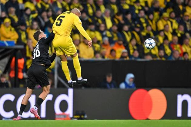 SOCCER - UEFA CL, Bodo vs Sturm FELDKIRCHEN,AUSTRIA,20.AUG.25 - SOCCER - UEFA Champions League, play off, FK Bodo Glimt vs SK Sturm Graz. Image shows Leon Grgic (Sturm) and Haitam Aleesami (Bodo Glimt).  GEPAxpictures xAvnixRetkoceri