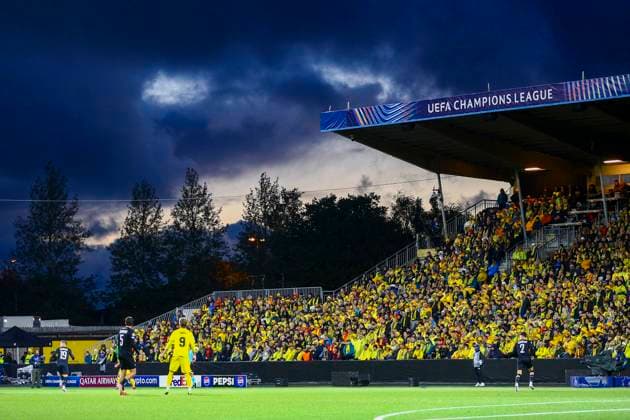 UEFA Champions League Playoff 2025 2026 Bodo Glimt Sturm Graz Bodo 20250820 UEFA Champions Leauge Playoff match between Bodo Glimt and Sturm Graz at Aspmyra stadium Photo Mats Torbergsen NTB Bodo Norway EDITORIAL USE ONLY RESTRICTED USE FOR BETTING COMPANIES  Copyright: xMatsxTorbergsenx xNTBx