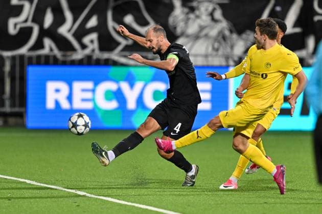 SOCCER - UEFA CL, Bodo vs Sturm FELDKIRCHEN,AUSTRIA,20.AUG.25 - SOCCER - UEFA Champions League, play off, FK Bodo Glimt vs SK Sturm Graz. Image shows Jon Gorenc Stankovic (Sturm).  GEPAxpictures xAvnixRetkoceri