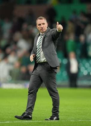 Celtic Manager Brendan Rodgers Celtic v Kairat Almaty, UEFA Champions League, Play-Off Round, First Leg, Football, Celtic Park, Glasgow, Scotland, UK - 20 Aug 2025Glasgow Celtic Park Scotland United Kingdom EDITORIAL USE ONLY No use with unauthorised audio, video, data, fixture lists, club league logos or live services. Online in-match use limited to 120 images, no video emulation. No use in betting, games or single club league player publications. Copyright: xStuartxWallace Shutterstockx 15446684cb