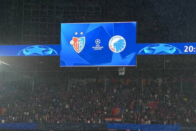 A view at the start of the match during FC Basel 1893 vs FC Copenhagen, UEFA Champions League football match in Basel, Switzerland, August 20 2025  Copyright: xScottxColeman IPAxSportx xipa-agency.netx xx IPA_62826870 IPA_Agency_IPA62826870