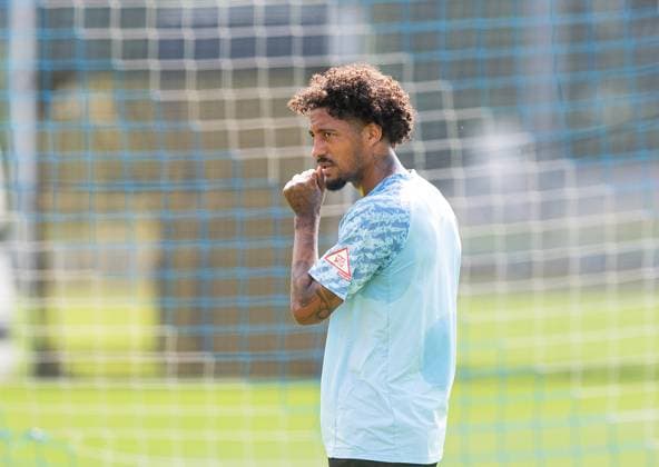 Fussball, Herren, Saison 2025 26, 2. Bundesliga, Hertha BSC, Training, Jeremy Dudziak (Hertha BSC), 20.08. 2025,