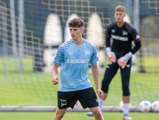 Fussball, Herren, Saison 2025 26, 2. Bundesliga, Hertha BSC, Training, Janne Berner (Hertha BSC), 20.08. 2025,