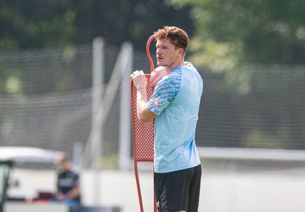 Fussball, Herren, Saison 2025 26, 2. Bundesliga, Hertha BSC, Training, Sebastian Grönning (Hertha BSC), 20.08. 2025,