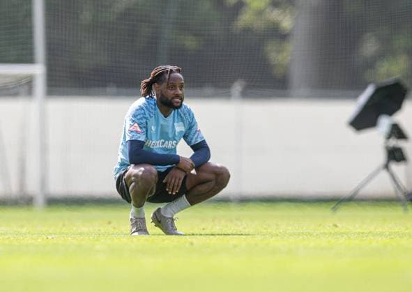 Fussball, Herren, Saison 2025 26, 2. Bundesliga, Hertha BSC, Training, Deyovaisio Zeefuik (Hertha BSC), 20.08. 2025,
