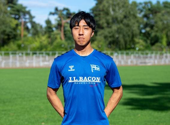 Shinji Yamada; F.C. Hertha 03 Zehlendorf; Regionalliga Nordost, Porträttermin 2025 2026, 29.07.2025, Copyright: xSebastianxRäppold MatthiasxKochx