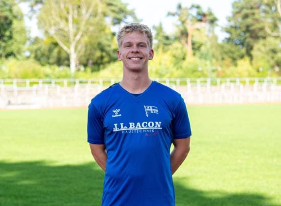 Ron Wachs; F.C. Hertha 03 Zehlendorf; Regionalliga Nordost, Porträttermin 2025 2026, 29.07.2025, Copyright: xSebastianxRäppold MatthiasxKochx