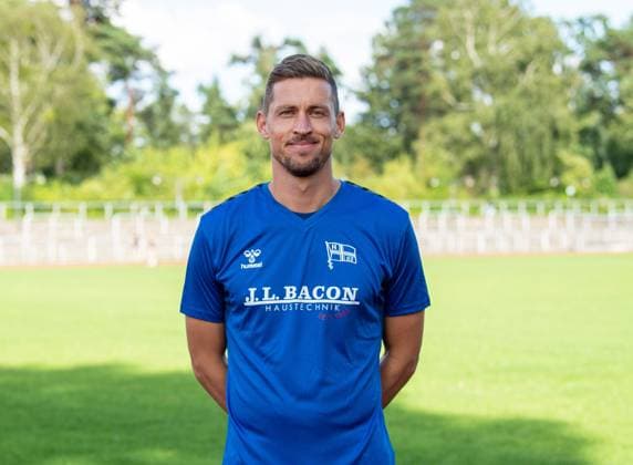 Nicolas Hebisch; F.C. Hertha 03 Zehlendorf; Regionalliga Nordost, Porträttermin 2025 2026, 29.07.2025, Copyright: xSebastianxRäppold MatthiasxKochx