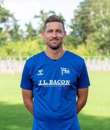 Nicolas Hebisch; F.C. Hertha 03 Zehlendorf; Regionalliga Nordost, Porträttermin 2025 2026, 29.07.2025, Copyright: xSebastianxRäppold MatthiasxKochx