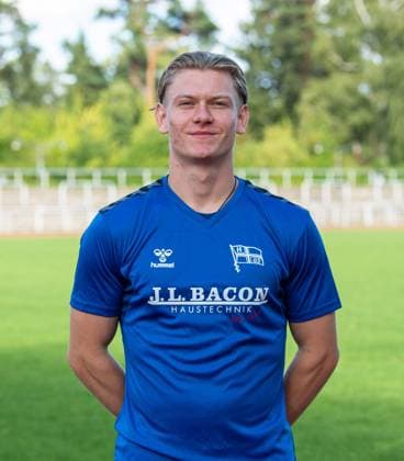 Jonas Burda; F.C. Hertha 03 Zehlendorf; Regionalliga Nordost, Porträttermin 2025 2026, 29.07.2025, Copyright: xSebastianxRäppold MatthiasxKochx