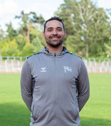 Co-Trainer Sebastian Huke; F.C. Hertha 03 Zehlendorf; Regionalliga Nordost, Porträttermin 2025 2026, 29.07.2025, Copyright: xSebastianxRäppold MatthiasxKochx