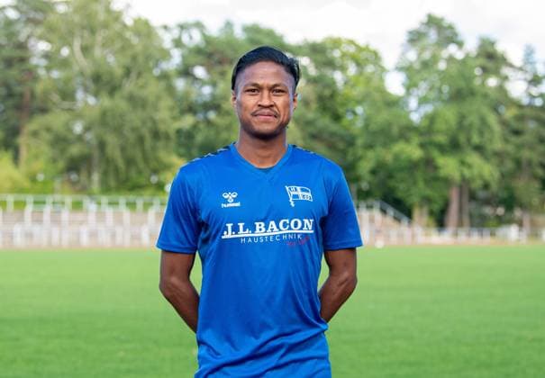 Kanto Fitiavana Voahariniaina; F.C. Hertha 03 Zehlendorf; Regionalliga Nordost, Porträttermin 2025 2026, 29.07.2025, Copyright: xSebastianxRäppold MatthiasxKochx
