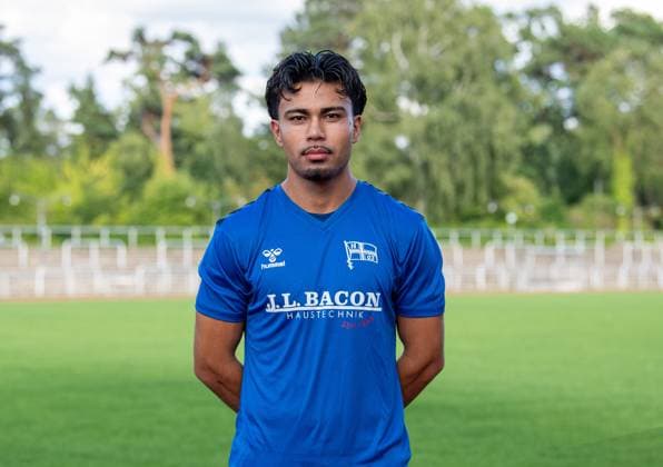 Mohammad Moradi; F.C. Hertha 03 Zehlendorf; Regionalliga Nordost, Porträttermin 2025 2026, 29.07.2025, Copyright: xSebastianxRäppold MatthiasxKochx
