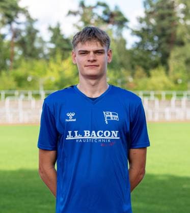 Ben Schulz; F.C. Hertha 03 Zehlendorf; Regionalliga Nordost, Porträttermin 2025 2026, 29.07.2025, Copyright: xSebastianxRäppold MatthiasxKochx