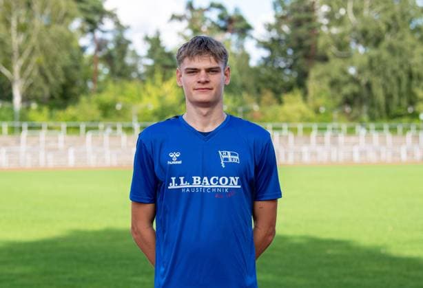 Ben Schulz; F.C. Hertha 03 Zehlendorf; Regionalliga Nordost, Porträttermin 2025 2026, 29.07.2025, Copyright: xSebastianxRäppold MatthiasxKochx