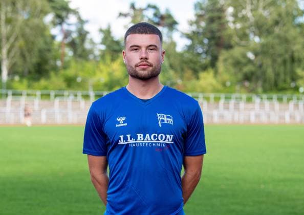 Nathan Wicht; F.C. Hertha 03 Zehlendorf; Regionalliga Nordost, Porträttermin 2025 2026, 29.07.2025, Copyright: xSebastianxRäppold MatthiasxKochx