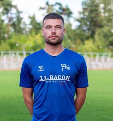 Nathan Wicht; F.C. Hertha 03 Zehlendorf; Regionalliga Nordost, Porträttermin 2025 2026, 29.07.2025, Copyright: xSebastianxRäppold MatthiasxKochx