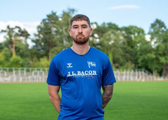 Jake-Robert Wilton; F.C. Hertha 03 Zehlendorf; Regionalliga Nordost, Porträttermin 2025 2026, 29.07.2025, Copyright: xSebastianxRäppold MatthiasxKochx