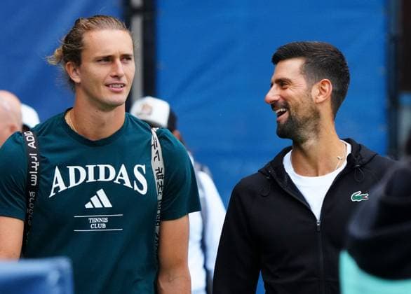 Alexander Zverev and Novak Djokovic 2025 US Open, Thursday Previews, USTA Billie Jean King National Tennis Center, New York, USA - 21 Aug 2025New York Flushing Meadows  Copyright: xJavierxGarcia Shutterstockx 15450990b
