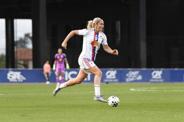 Football : OLYMPIQUE LYONNES VS lONDONS lYONNES -FRIENDLY - 21 08 2025 Lindsey HEAPS of ol Lyonnes during the International Friendly, Länderspiel, Nationalmannschaft match between OL Lyonnes and London City at Groupama OL Training Center on august 21,2025  Copyright: xMourad_ALLILIx