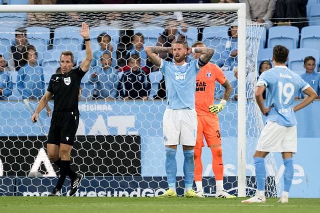 250821 Pontus Jansson of Malmö FF looks dejected during the first leg UEFA Europa League playoff football match between Malmö FF and SK Sigma Olomouc on August 21, 2025 in Malmö. Photo: Petter Arvidson BILDBYRAN kod PA PA1067 fotboll football soccer fotball uefa europa league europa league malmö ff sk sigma olomouc bbeng playoff bbauto depp Copyright: PETTERxARVIDSON BB250821PA094