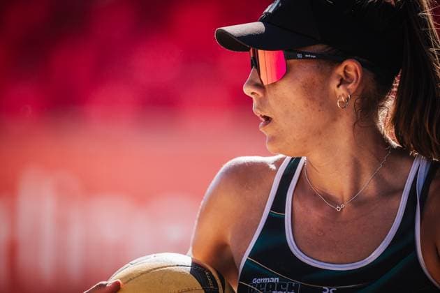 Beachvolleyball Frauen Allianz German Beach Tour 2025 Tourstop Berlin 21.08.2025 Leonie Klinke Berlin Funkhaus Beach Berlin Deutschland