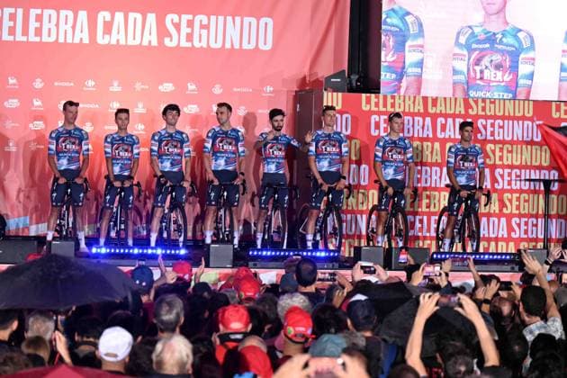 21-08-2025 Presentazione Squadre Vuelta A Espana 2025; 2025, Soudal - Quick Step; Torino; 