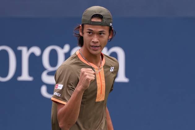 TENIS US OPEN 2025 21082025 N Z REI SAKAMOTO W TRAKCIE MECZU DRUGIEJ RUNDY KWALIFIKACJI TURNIEJU WIELKIEGO SZLEMA US OPEN 2025 MARCIN CHOLEWINSKI NEWSPIX.PL TENNIS US OPEN 2025 21082025 REI SAKAMOTO DURING THE MATCH IN THE SECOND ROUND OF QUALIFICATION NEWSPIX.PL --- newspix.pl 