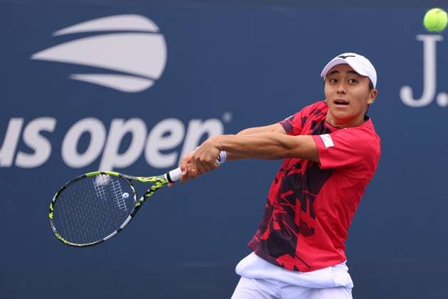 TENIS US OPEN 2025 21082025 N Z YUTA SHIMIZU W TRAKCIE MECZU DRUGIEJ RUNDY KWALIFIKACJI TURNIEJU WIELKIEGO SZLEMA US OPEN 2025 MARCIN CHOLEWINSKI NEWSPIX.PL TENNIS US OPEN 2025 21082025 YUTA SHIMIZU DURING THE MATCH IN THE SECOND ROUND OF QUALIFICATION NEWSPIX.PL --- newspix.pl 