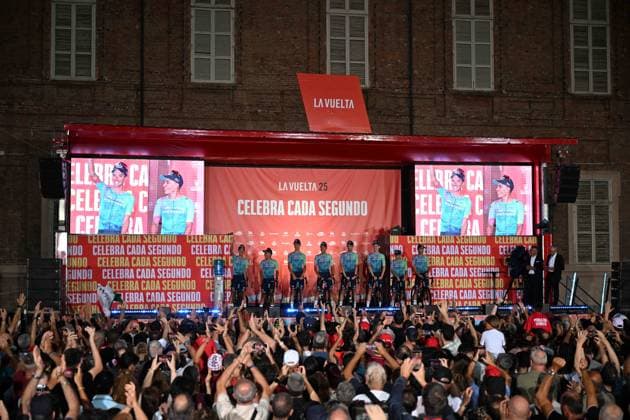 21-08-2025 Presentazione Squadre Vuelta A Espana 2025; 2025, Xds - Astana; Torino; 