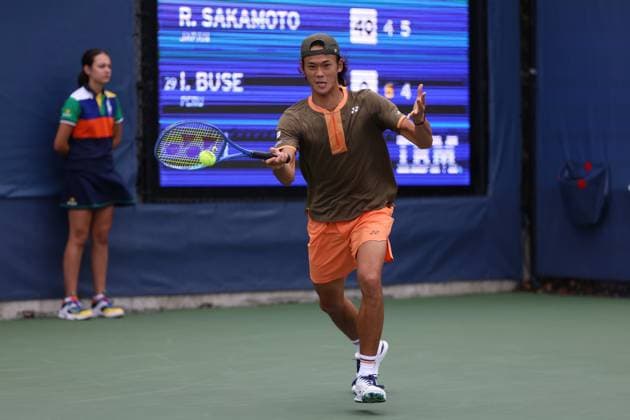TENIS US OPEN 2025 21082025 N Z REI SAKAMOTO W TRAKCIE MECZU DRUGIEJ RUNDY KWALIFIKACJI TURNIEJU WIELKIEGO SZLEMA US OPEN 2025 MARCIN CHOLEWINSKI NEWSPIX.PL TENNIS US OPEN 2025 21082025 REI SAKAMOTO DURING THE MATCH IN THE SECOND ROUND OF QUALIFICATION NEWSPIX.PL --- newspix.pl 