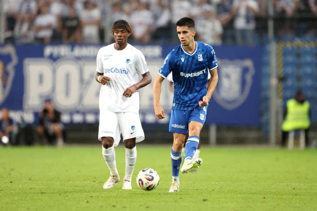 POLAND OUT !!! 21.08.2025 POZNAN, BULGARSKA , ENEA STADION PILKA NOZNA (FOOTBALL), PLAY-OFFS UEFA EUROPA LIGA 2025 - 2026 GAME LECH POZNAN - RKC GENK N P (R) JOAO MOUTINHO FOTO JAKUB PIASECKI CYFRASPORT NEWSPIX.PL --- newspix.pl 